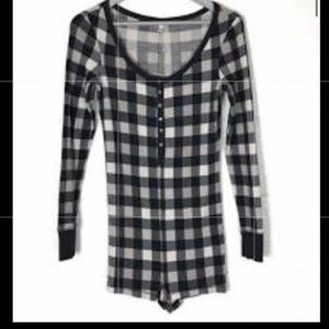 victoria secret plaid onesies